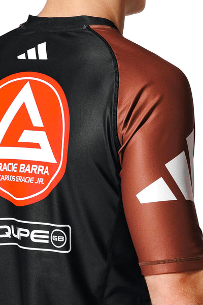 Barra Performance Ranked Rashguard S/S by adidas® - Brown – GB Wear UK