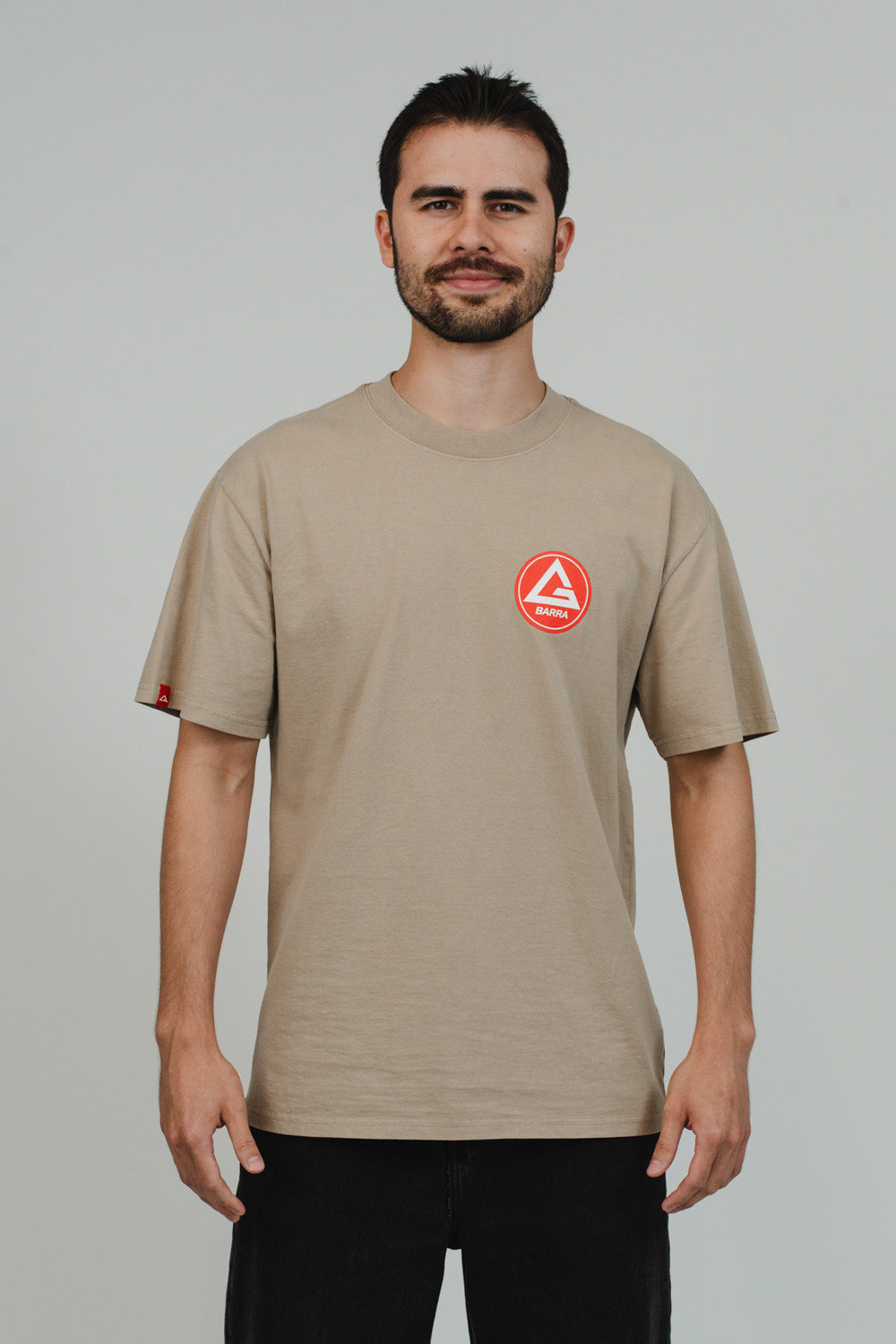 Red Shield Elite Mens Tee - Sand