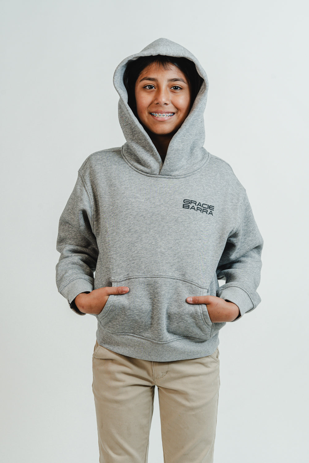 GB Grip Youth Hoodie - Grey