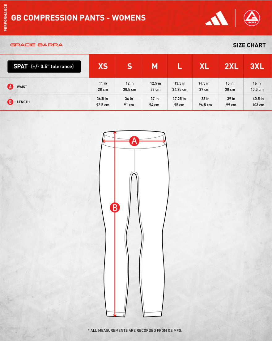 Womens Barra Performance Compression Pants by adidas® - Black – GB Wear UK