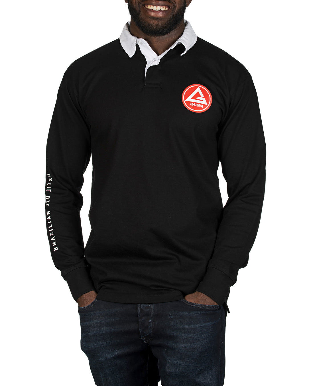RS Classic Mens Rugby Shirt - Black