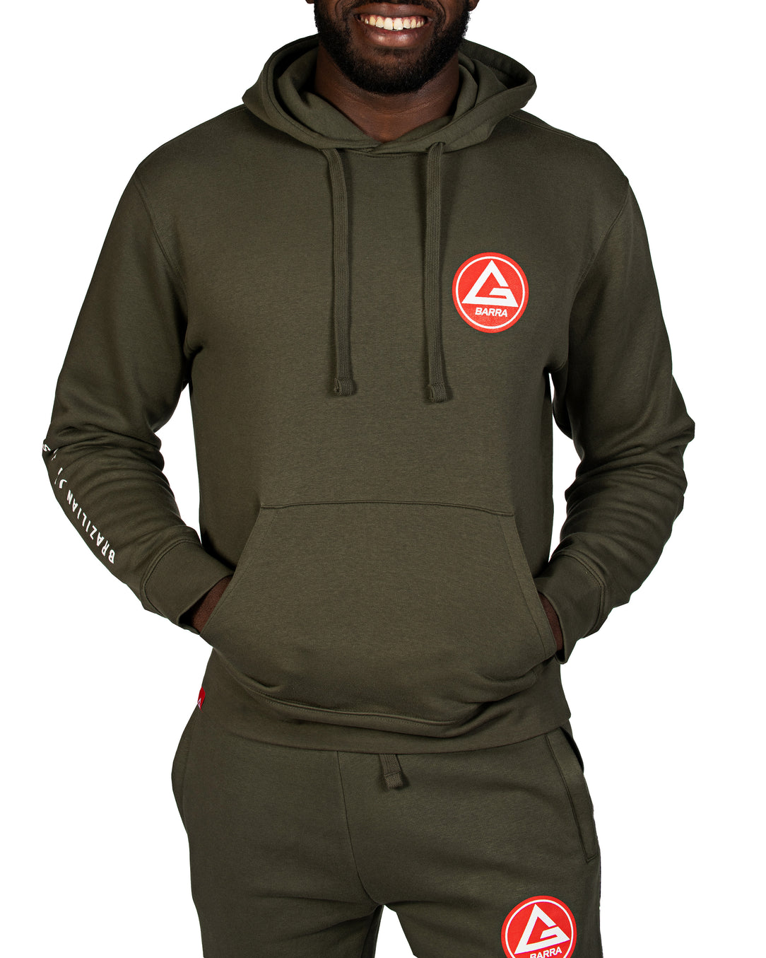 RS Classic Mens Pocket Hoodie - Olive