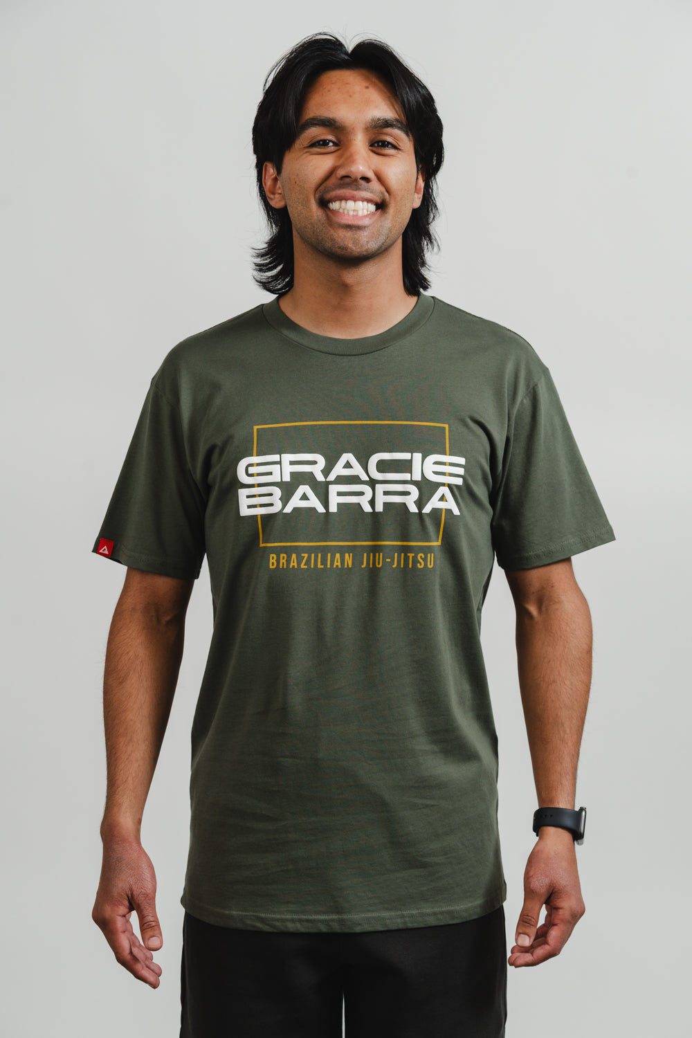 Stacked Mens Tee - Army