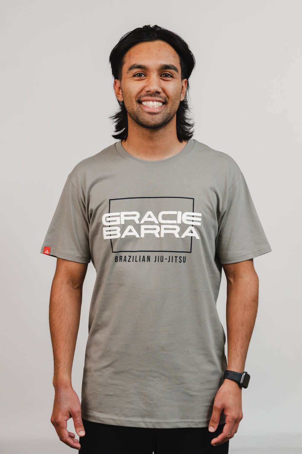 Stacked Mens Tee - Grey