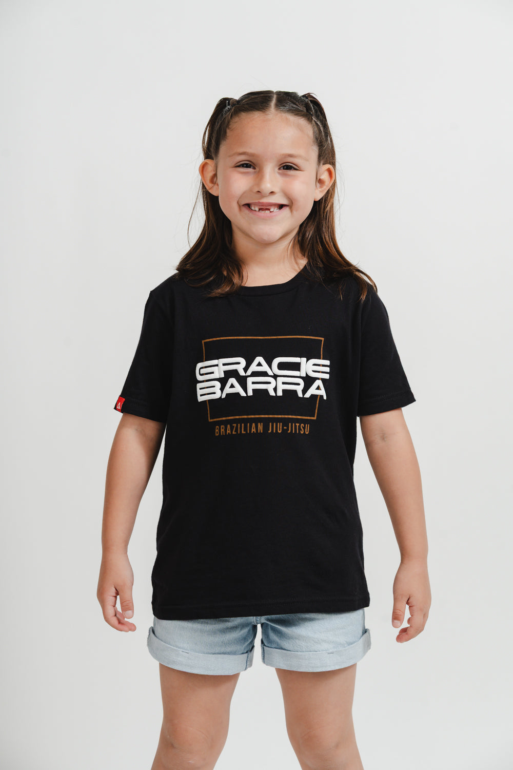 Stacked Youth Tee - Black