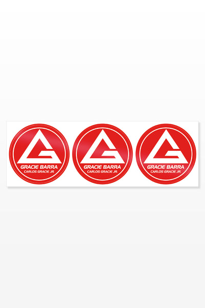 Red Shield Sticker 3 Pack - Red – GB Wear UK