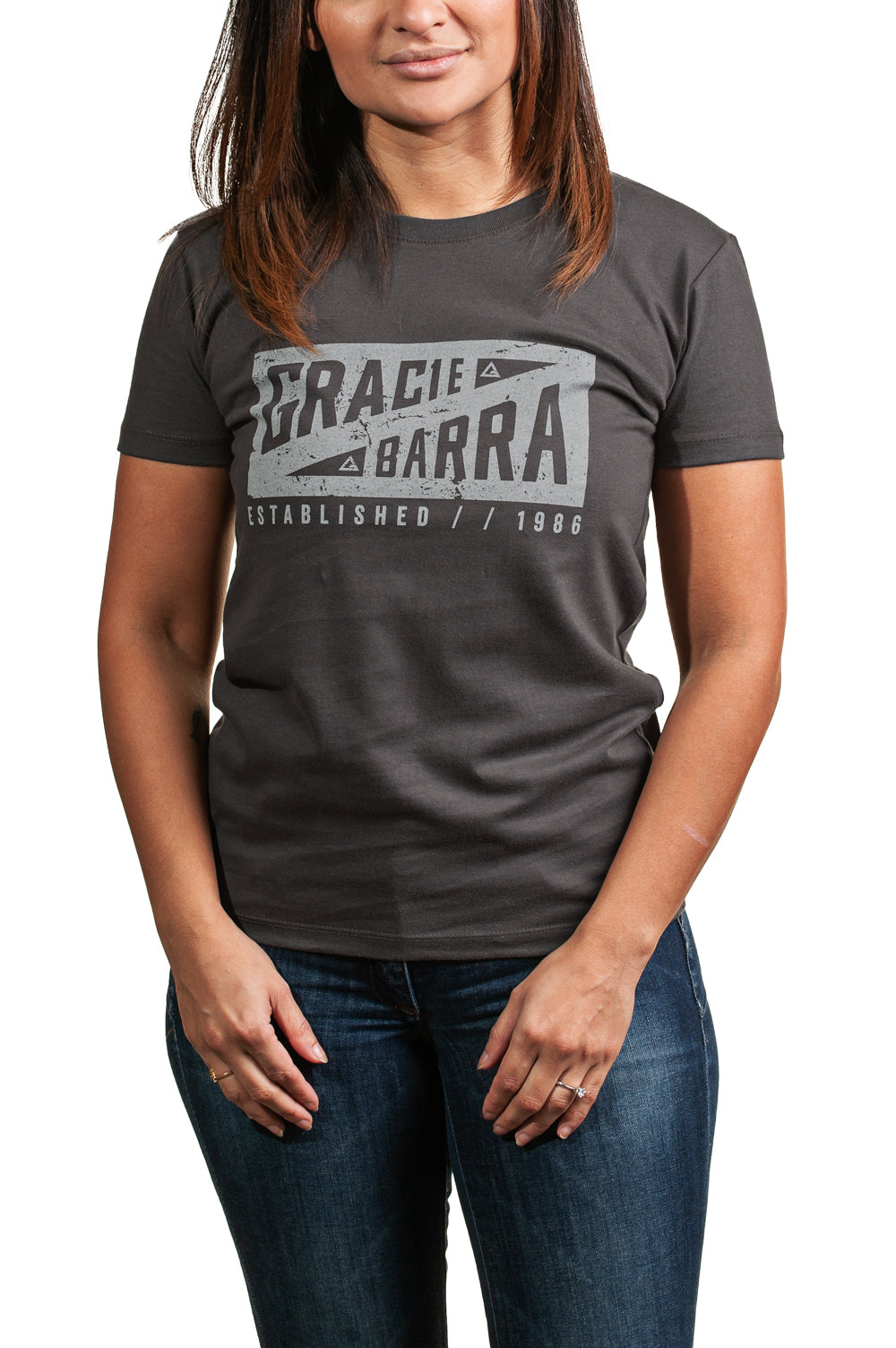 Pennant Womens Tee - Grey