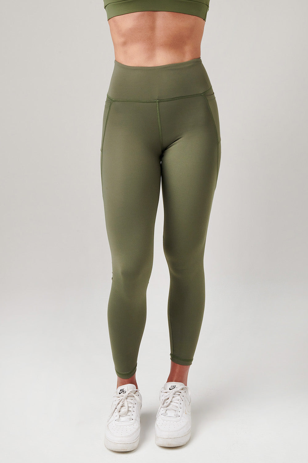 GB Elevate High Waist Leggings - Green – GB Wear UK