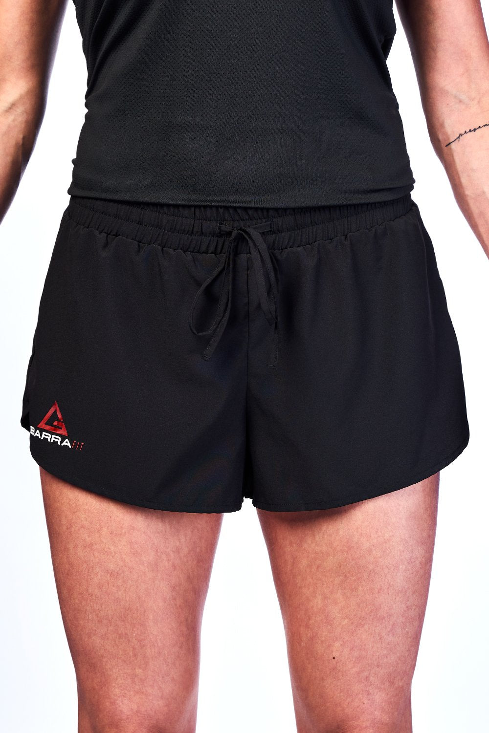 BARRA FIT Womens 2 in 1 Short - Black