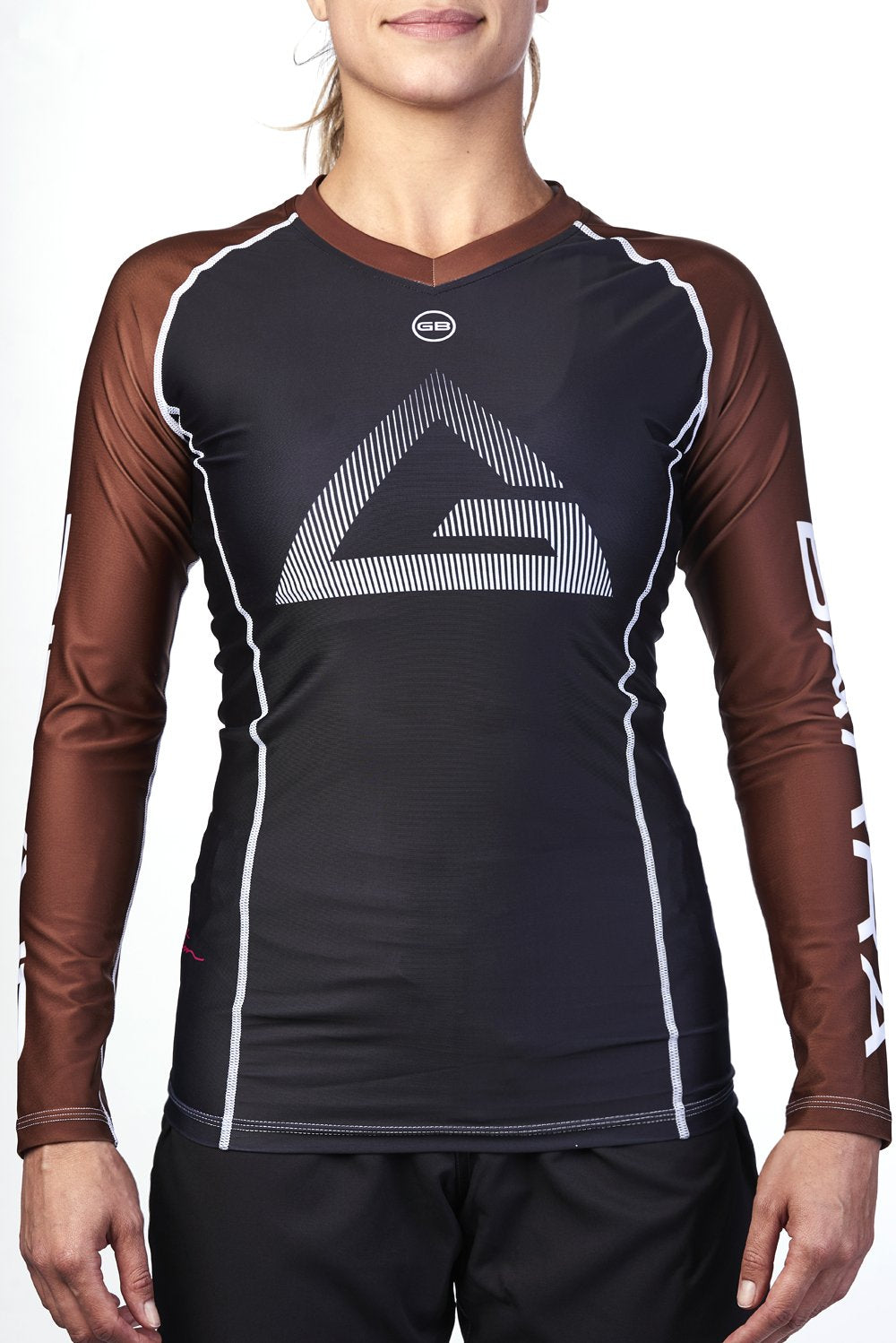 Womens Ranked Rashguard L/S - Brown