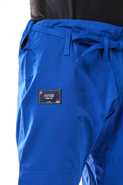 Fitted Gi Pants - Blue – GB Wear UK