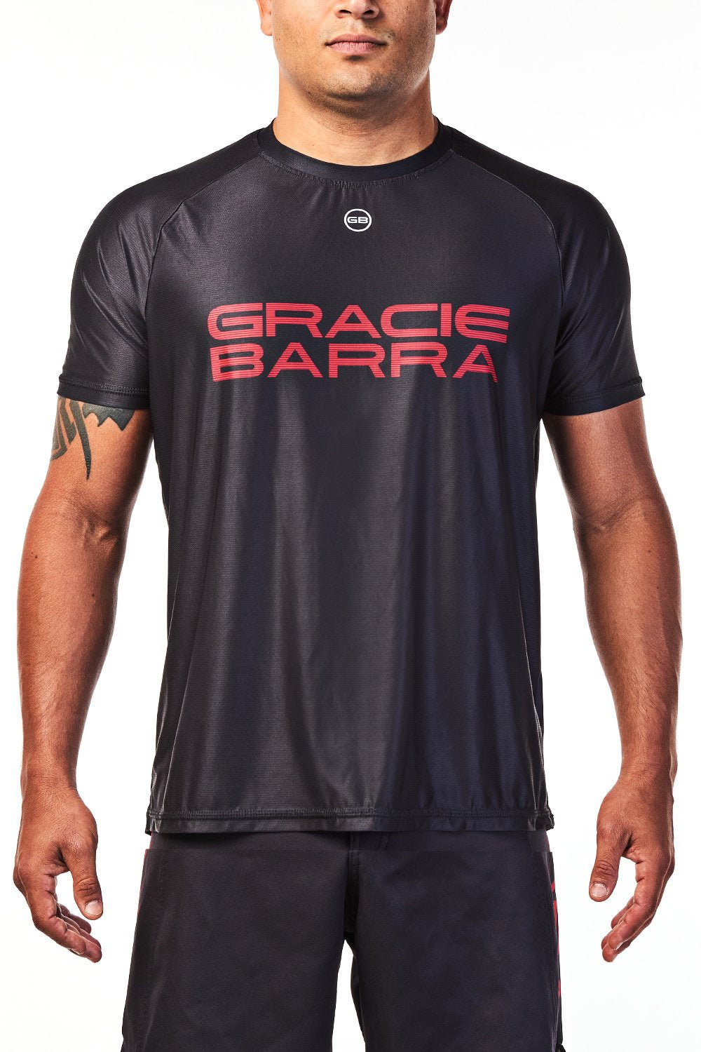 Mens Mesh Training Tshirt V2- Black