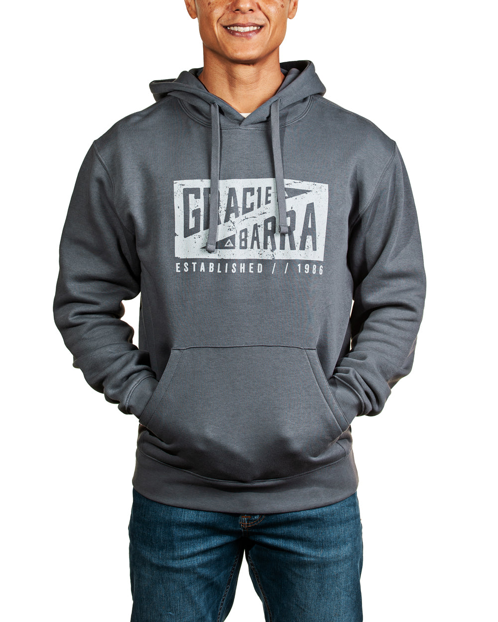 Pennant Pocket Hoodie - Grey