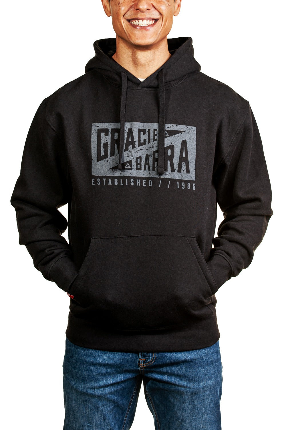 Pennant Pocket Hoodie - Black